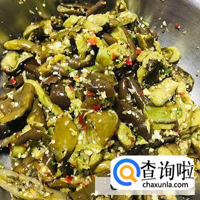 蒜茄子的做法br