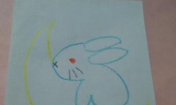 儿童简笔画玉兔