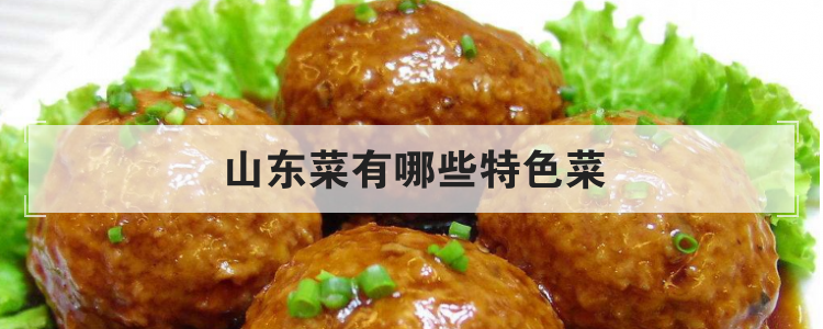 山东菜有哪些特色菜
