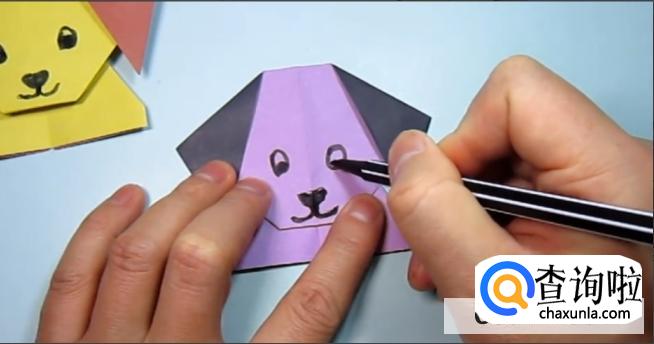 折纸小狗简单教程