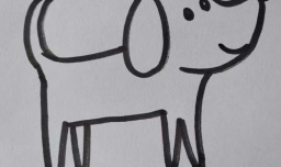小狗的简笔画画法？如何画小狗的简笔画？