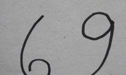 如果用数字6和9来画简笔画小鸟？