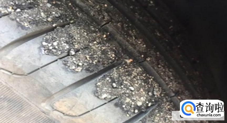 轮胎粘上沥青该如何去除