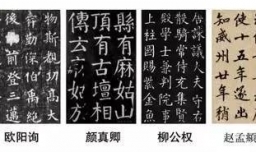 楷书四大家分别是谁