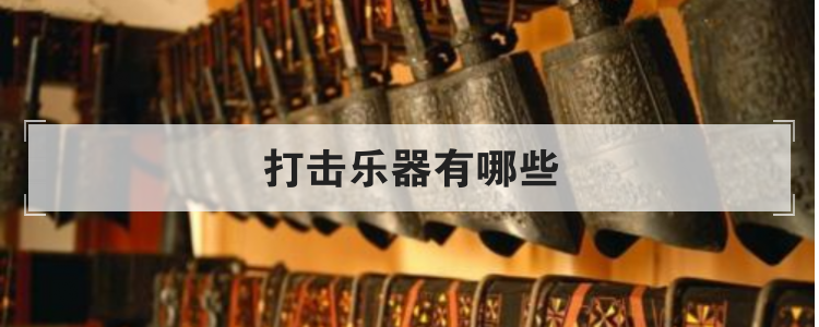 打击乐器有哪些