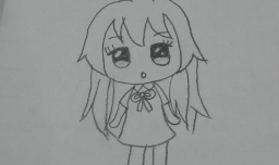 铅笔画萌少女入门教程
