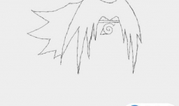 火影忍者佐助怎么画