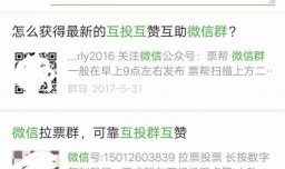教你如何加入微信投票群及微信互投群千人群