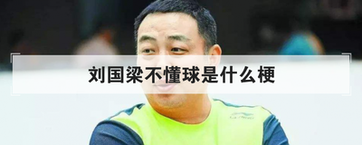 刘国梁不懂球是什么梗