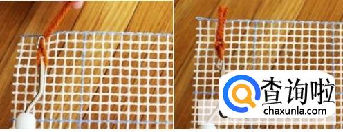 手工编织地垫步骤