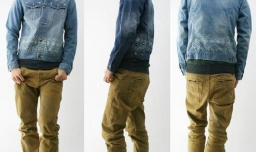 牛仔外套搭配男