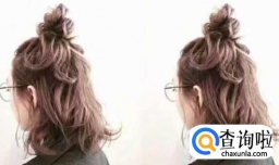 披肩发怎么扎好看