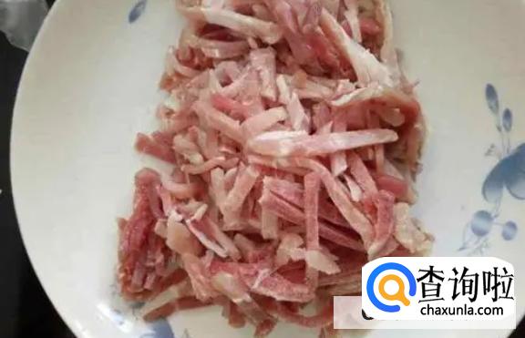 蒜苔炒肉的做法br