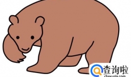 （儿童简笔画）怎么画小棕熊