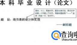 论文的标准格式