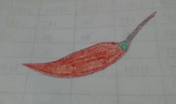 绘画系列之教你如何画简易小辣椒