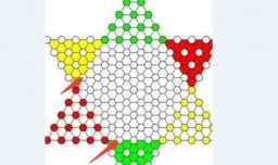 1v1跳棋常用的一种开头方法
