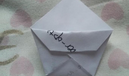 如何用纸做一个信袋子