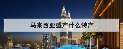 马来西亚盛产什么特产