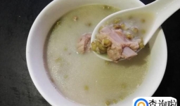 排骨绿豆汤的做法