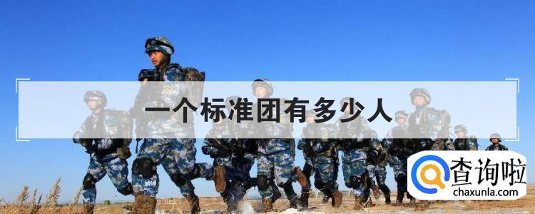 一个标准团有多少人