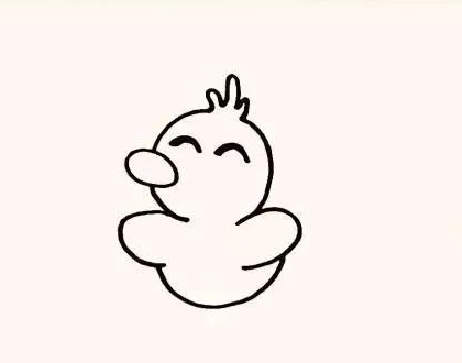 小鸭子简笔画