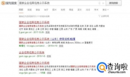 全国企业信用信息公示系统天津网上工商年报年检