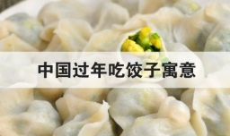 中国过年吃饺子寓意