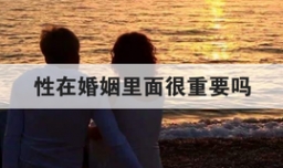 性在婚姻里面很重要吗