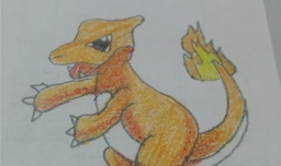 神奇宝贝喷火龙怎么画