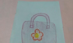 如何用彩色铅笔画漂亮的包包