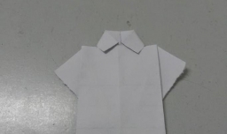 手工折纸——白衬衫