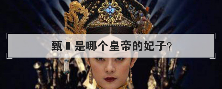 甄嬛是哪个皇帝的妃子