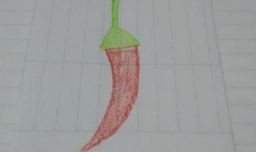 简笔画尖辣椒的画法