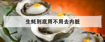 生蚝到底用不用去内脏