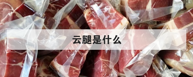 云腿是什么
