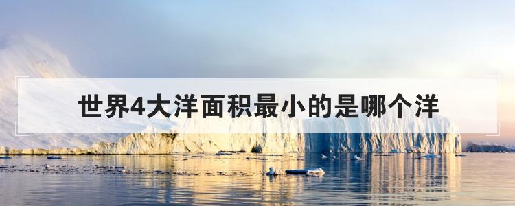 世界4大洋面积最小的是哪个洋