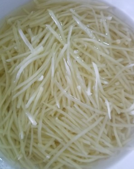 土豆丝的做法