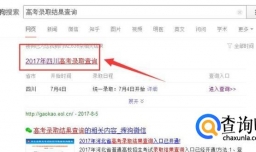 怎样查询高考录取情况