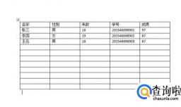 Word表格怎样设置字体底纹和边框