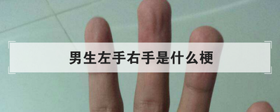 男生左手右手是什么梗