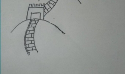 手绘长城简笔画教程-怎么教小孩画长城儿童画