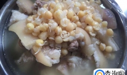 豌豆芽蹄花汤的家常做法