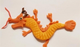 超轻彩泥龙的做法