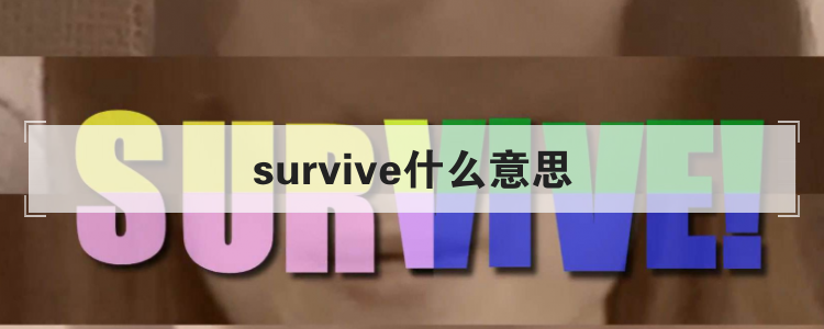 survive什么意思