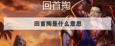 回首掏是什么意思