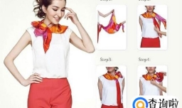 三角围巾的各种围法