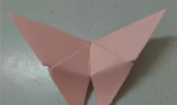 幼儿园儿童折纸——纸蝴蝶的DIY图解教程