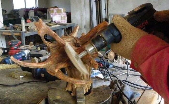 树根抛光最简单的方法