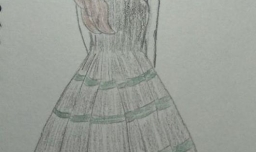 如何画出一幅小清新女生图画。